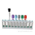 Coleta de sangue Tubos de vacutainer transparente 2ml a 7ml